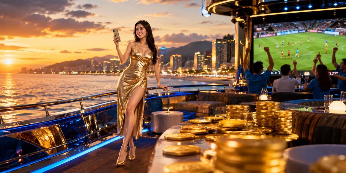 Người dùng Đà Nẵng kiểm tra tài khoản và khuyến mãi tại quán cà phê sáng sớm