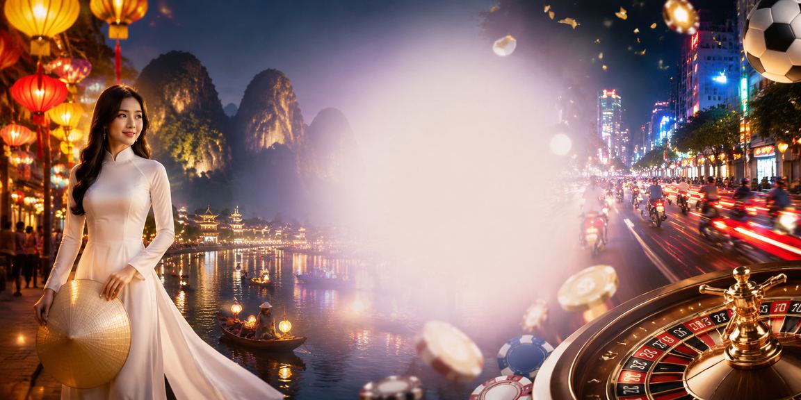 Người chơi mặc áo dài tại Ninh Bình tham gia bàn roulette và nhận tiền thưởng VIP