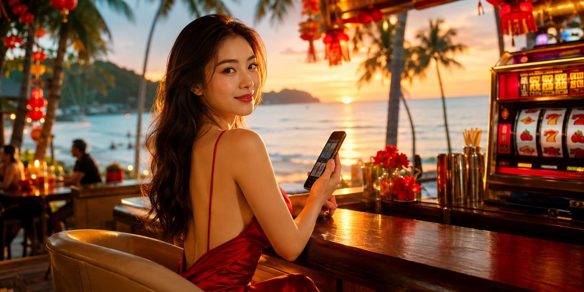 Cảnh casino sôi động tại Việt Nam, người chơi tham gia các trò chơi và tích lũy điểm thưởng